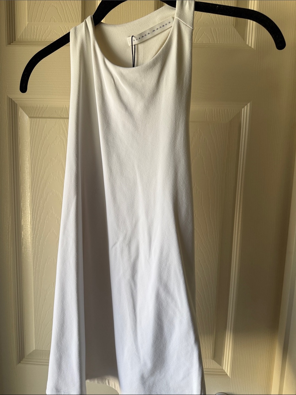 NWT Susana Monaco White Fitted Top